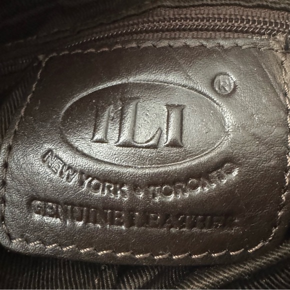 ILI New York Dark Brown Small Leather Crossbody Bag - Picture 4 of 4